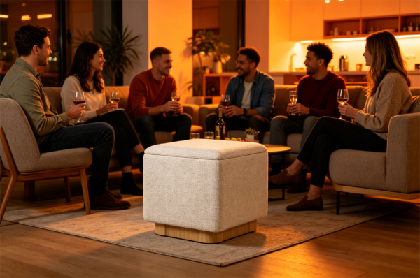 ottoman wood tufted leather round storage ottoman luxury chair 2028 ottoman wood tufted leather round storage ottoman luxury chair 2028