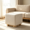 ottoman wood tufted leather round storage ottoman luxury chair 2031 ottoman wood tufted leather round storage ottoman luxury chair 2031