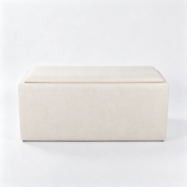 ottomans benches large modern wood storage ottoman with tray 2026