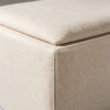 ottomans benches large modern wood storage ottoman with tray 2028
