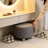pattern ottoman small leather storage stool bench 2027 pattern ottoman small leather storage stool bench 2027