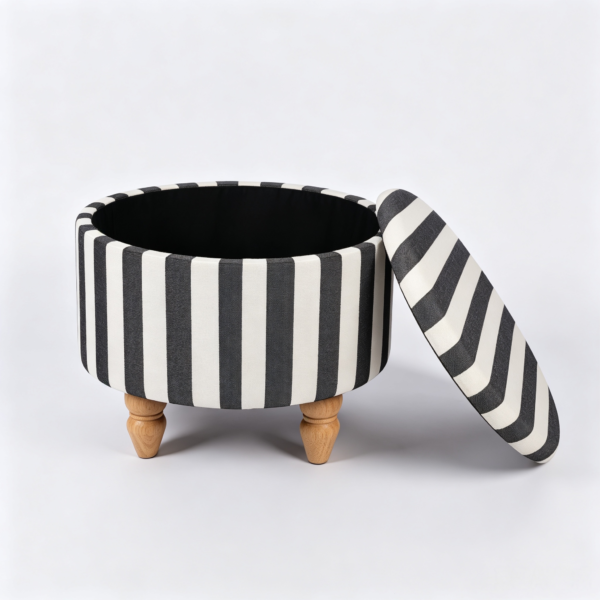 striped storage ottoman with luxury matching chair fuzhou victor furniture striped storage ottoman with luxury matching chair fuzhou victor furniture