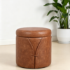 tan ottoman coffee table luxury round tufted leather storage stool 2026 tan ottoman coffee table luxury round tufted leather storage stool 2026