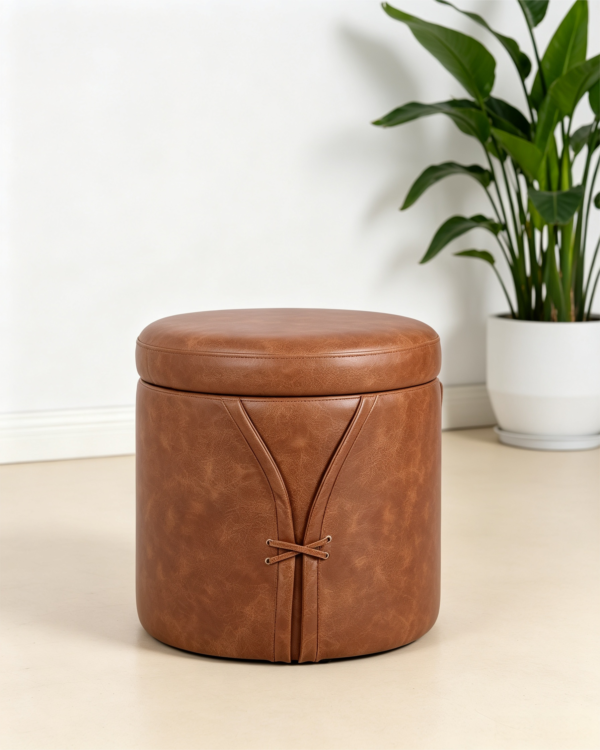 tan ottoman coffee table luxury round tufted leather storage stool 2026 tan ottoman coffee table luxury round tufted leather storage stool 2026