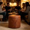tan ottoman coffee table luxury round tufted leather storage stool 2030 tan ottoman coffee table luxury round tufted leather storage stool 2030