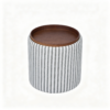 western ottoman round luxury fluted leather storage tray stool 2028 western ottoman round luxury fluted leather storage tray stool 2028