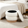 white pouf ottoman 1 modern wood luxury storage stool 2029 white pouf ottoman 1 modern wood luxury storage stool 2029