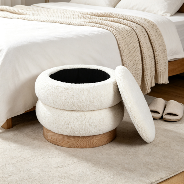 white pouf ottoman 1 modern wood luxury storage stool 2029 white pouf ottoman 1 modern wood luxury storage stool 2029