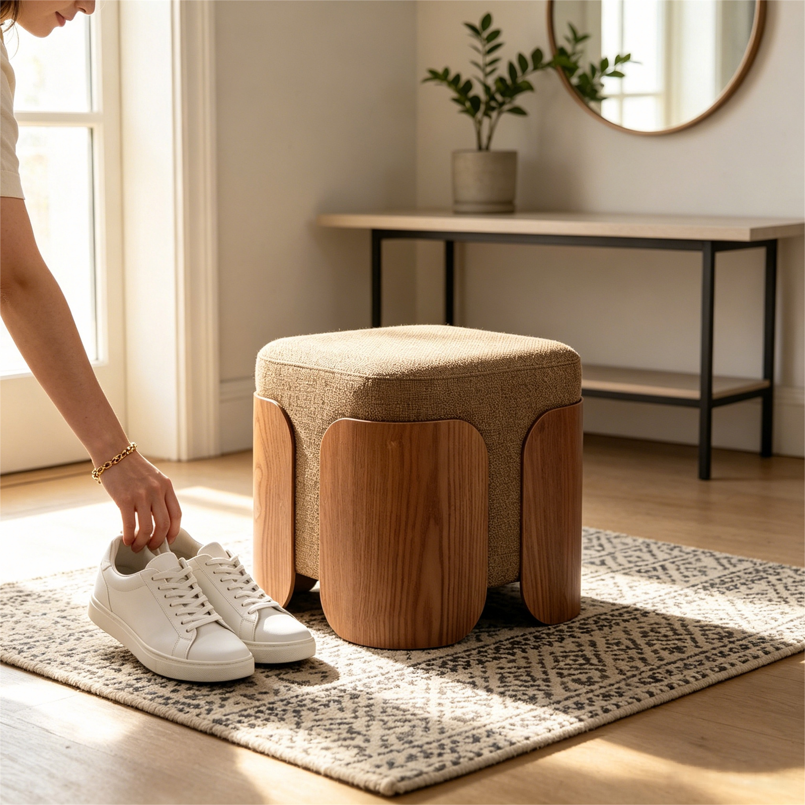 Square Ottoman Coffee Table Polywood