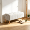 Storage Cube Ottoman: Wholesale Luxury Storage Benches & Stools 多功能储物长凳跨境电商图提示词生成 (2)